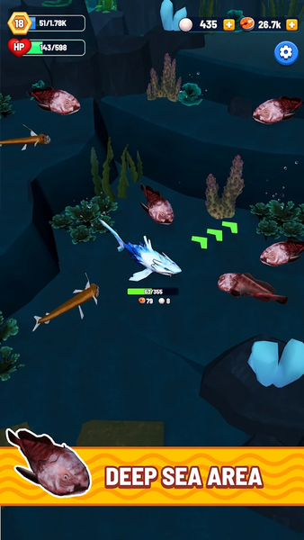 Shark Evolution: Ocean Eater - عکس بازی موبایلی اندروید