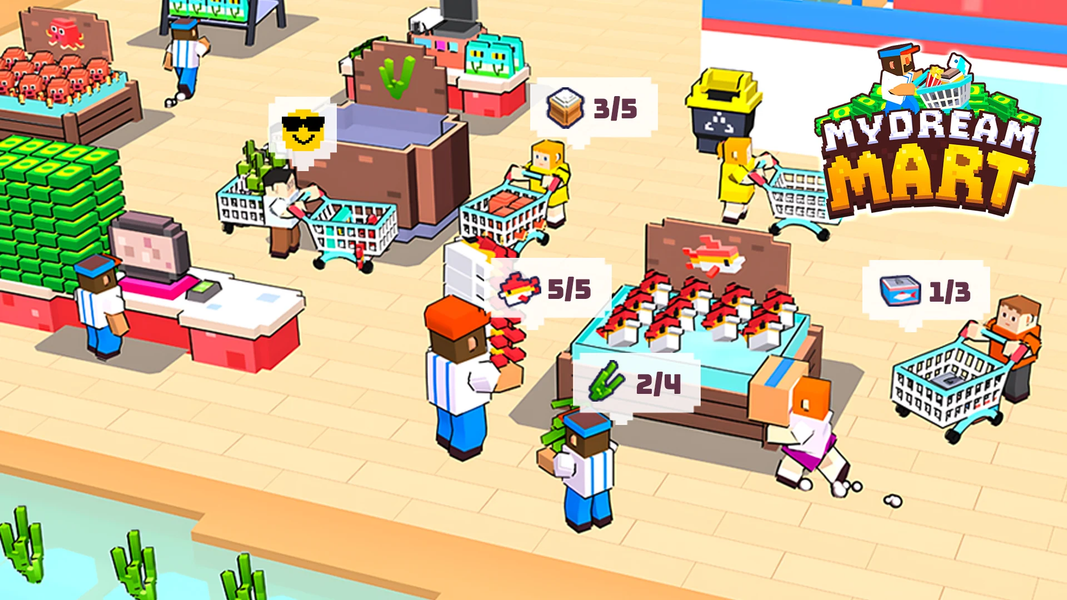 My Dream Mart - CubeCraft Mart - عکس بازی موبایلی اندروید