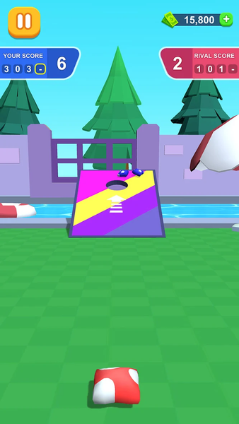 Cornhole Clash-Hole In One - Gameplay image of android game