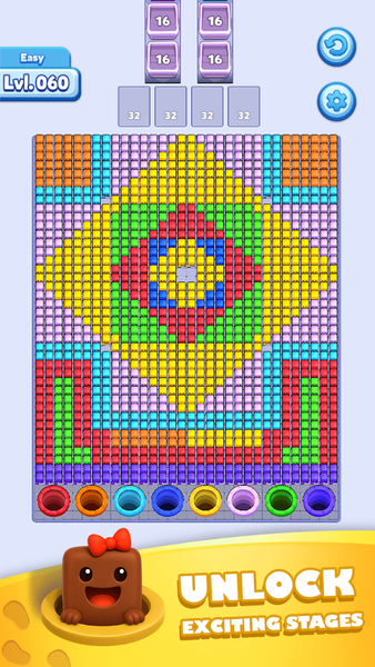 Hole Cuber - Gameplay image of android game