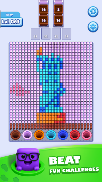 Hole Cuber - Gameplay image of android game