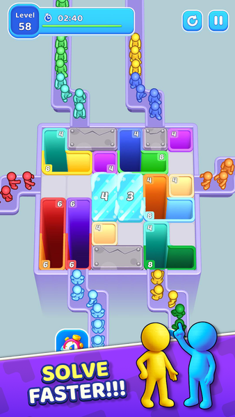 Hole Jam Puzzle - Gameplay image of android game