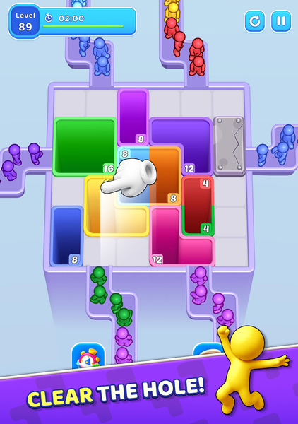 Hole Jam Puzzle - Gameplay image of android game