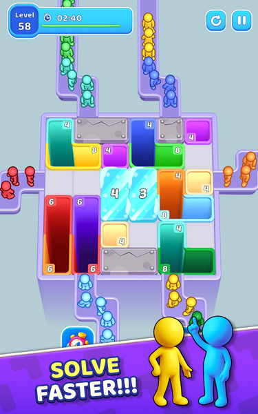 Hole Jam Puzzle - Gameplay image of android game