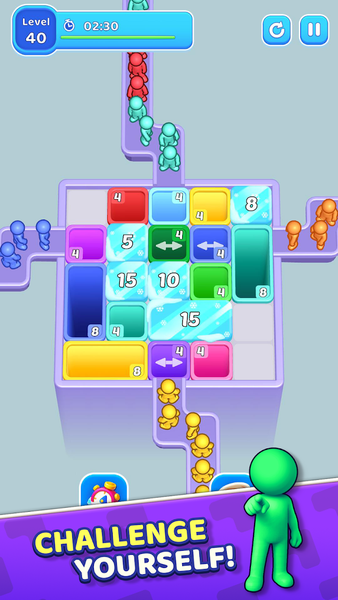 Hole Jam Puzzle - Gameplay image of android game