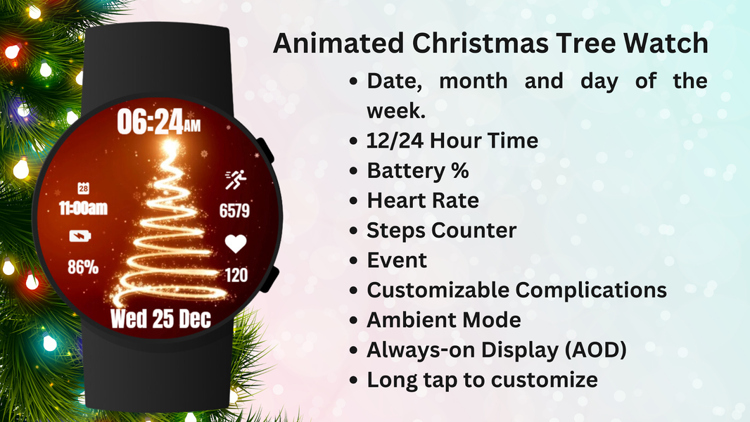Animated Christmas Tree - Image screenshot of android app