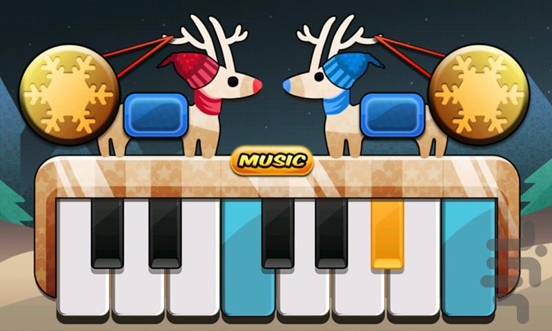 Holiday Piano - Gameplay image of android game