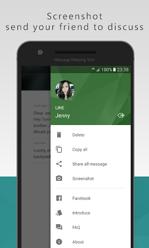 Message Peeping Tom - Image screenshot of android app