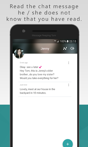 Message Peeping Tom - Image screenshot of android app