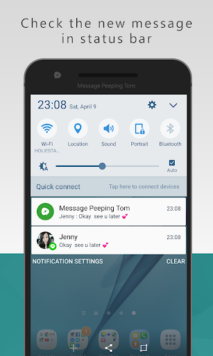 Message Peeping Tom - Image screenshot of android app