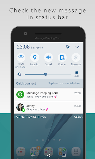Message Peeping Tom - Image screenshot of android app
