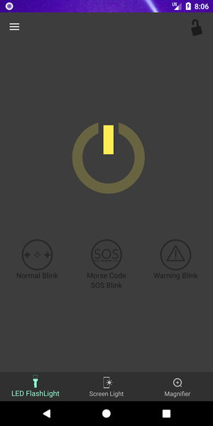 Super Flashlight - SOS Blink - Image screenshot of android app