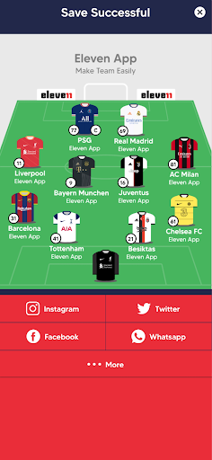 Eleven - Football Team Builder - Image screenshot of android app