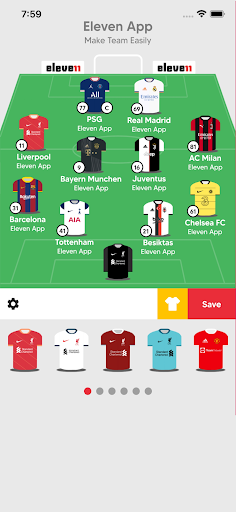 Eleven - Football Team Builder - Image screenshot of android app