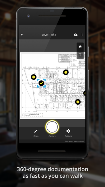 Job Walk App Android Interface دانلود برنامه HoloBuilder JobWalk US Version اندروید | بازار