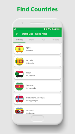World map atlas - offline world map- world atlas - عکس برنامه موبایلی اندروید