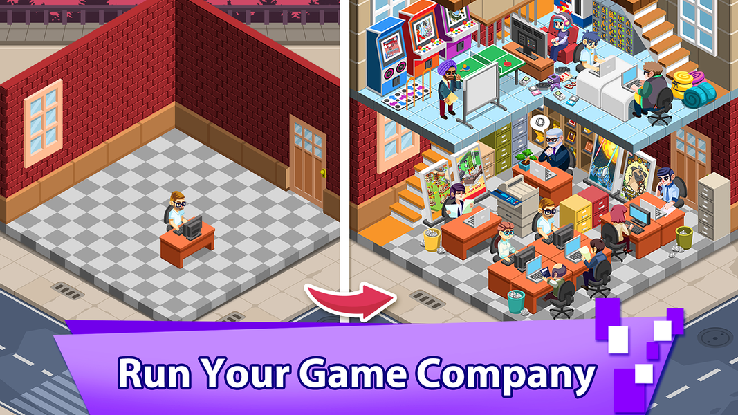 Video Game Tycoon idle clicker - عکس بازی موبایلی اندروید