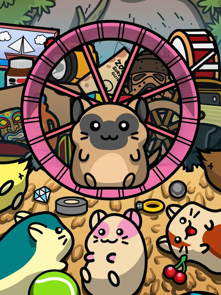 Virtual Pet Hamsters - Gameplay image of android game