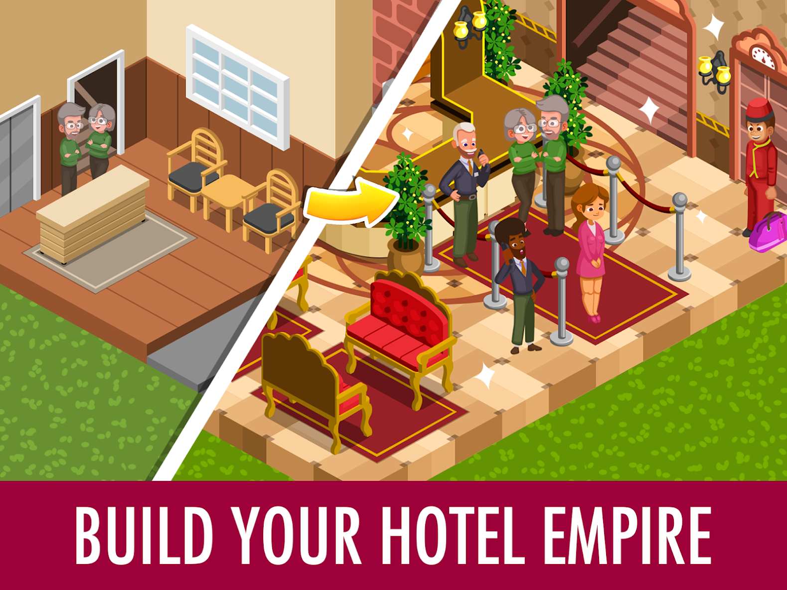 برنامه Hotel Tycoon Empire: Idle game - دانلود | بازار