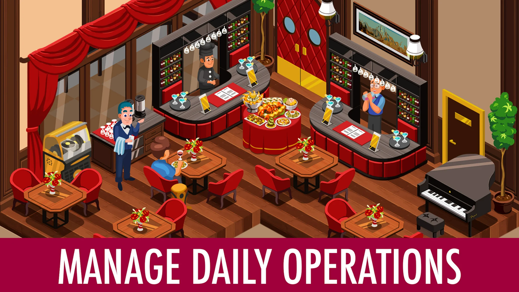 Hotel Tycoon Empire: Idle game - Image screenshot of android app