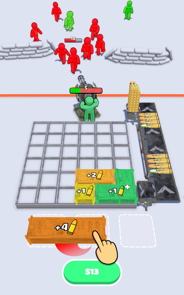 Ammo Fever: Tower Gun Defense - Gameplay image of android game