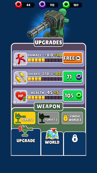 Ammo Fever: Tower Gun Defense - Gameplay image of android game