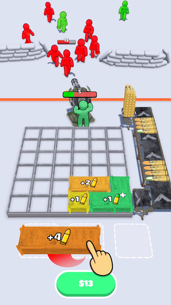 Ammo Fever: Tower Gun Defense - Gameplay image of android game