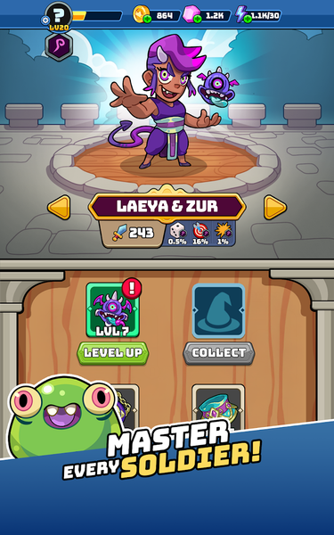 Wall Brawl - Tower Defense TD - Gameplay image of android game