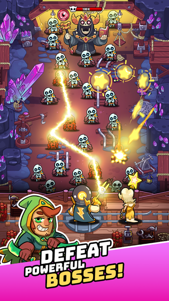 Wall Brawl - Tower Defense TD - Gameplay image of android game