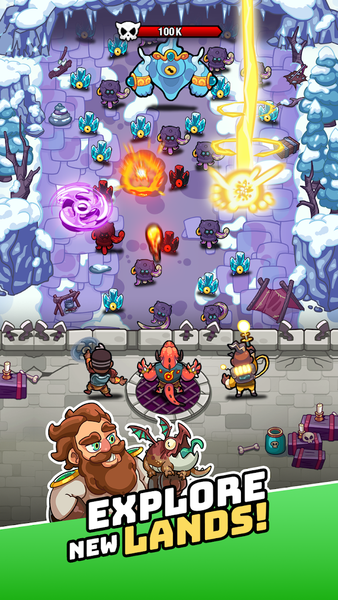 Wall Brawl - Tower Defense TD - Gameplay image of android game