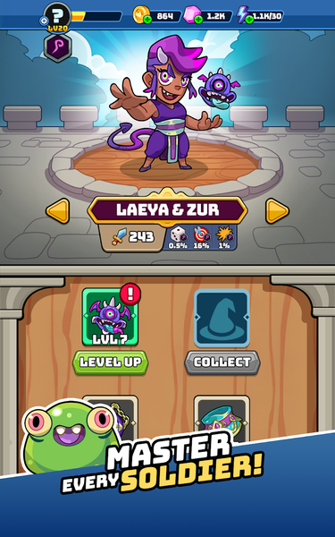 Wall Brawl - Tower Defense TD - Gameplay image of android game