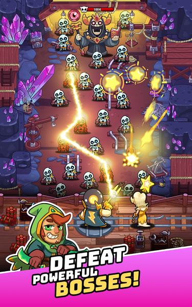 Wall Brawl - Tower Defense TD - Gameplay image of android game