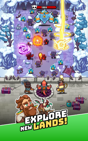 Wall Brawl - Tower Defense TD - Gameplay image of android game