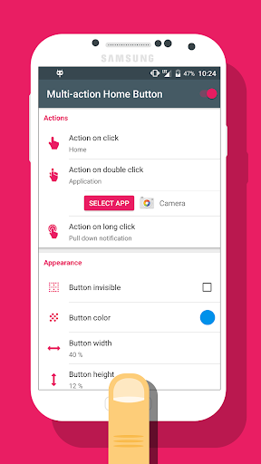 Multi-action Home Button - عکس برنامه موبایلی اندروید