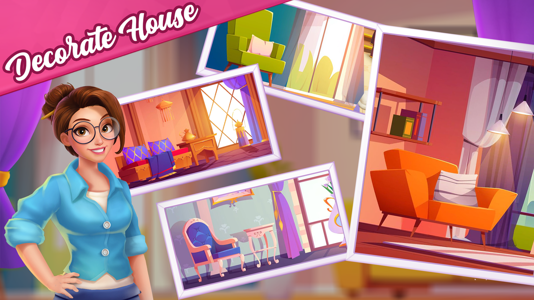 Home Design 3D Makeover Game - Gameplay image of android game