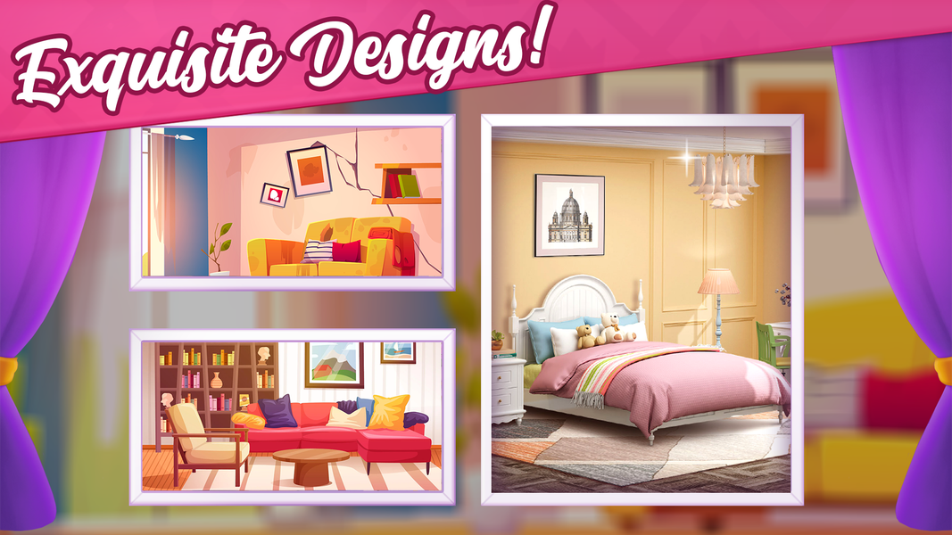 Home Design 3D Makeover Game - Gameplay image of android game