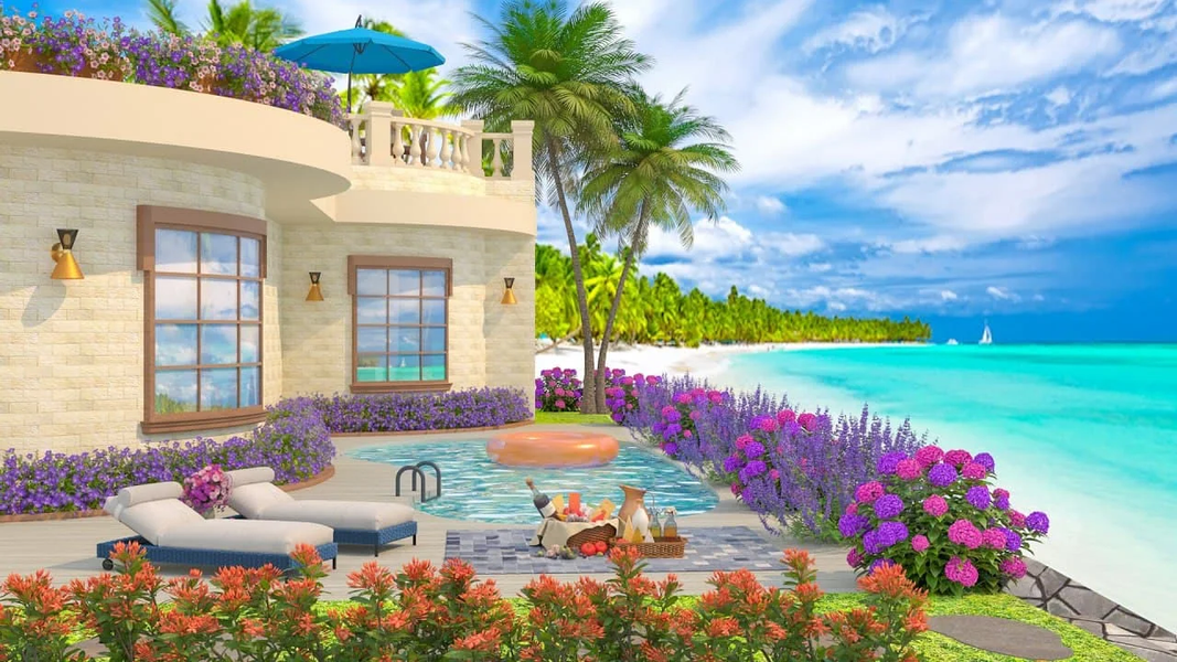 Modern Beach House: Home Decor - عکس برنامه موبایلی اندروید