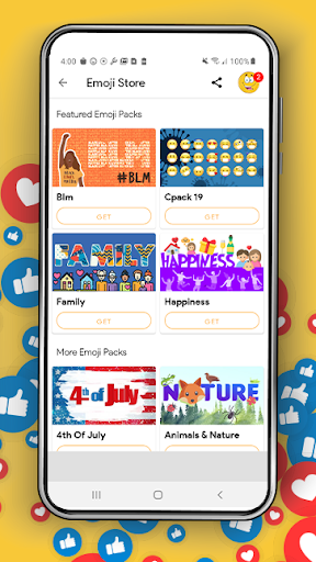 Emoji Home: Make Messages Fun - عکس برنامه موبایلی اندروید