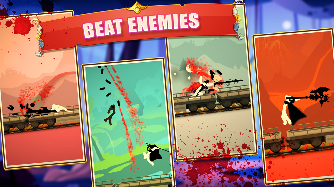 Stick Fight: Shadow Warrior 2 - Gameplay image of android game