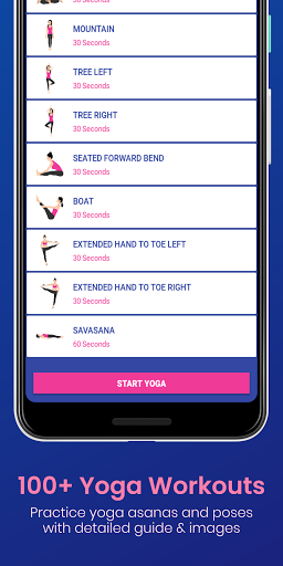 Yoga Daily Workout+Meditation - Image screenshot of android app