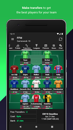 Fantasy Football Manager (FPL) - Image screenshot of android app