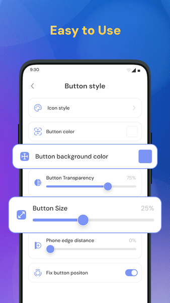 Smart Button - Touch Assistant - Image screenshot of android app