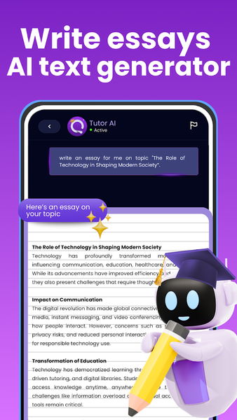 Tutor AI: Math Homework Helper - Image screenshot of android app