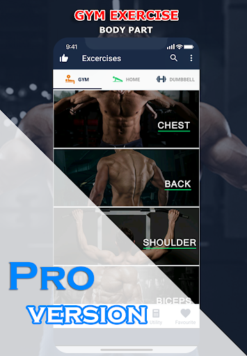Gym Workout - Fitness & Bodybuilding, Home Workout - Image screenshot of android app