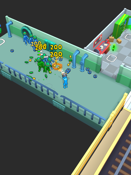 Walkers Attack - Gameplay image of android game