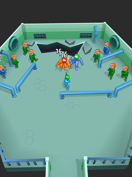 Walkers Attack - Gameplay image of android game