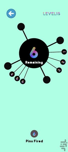 پرتاب سوزن aa - عکس بازی موبایلی اندروید