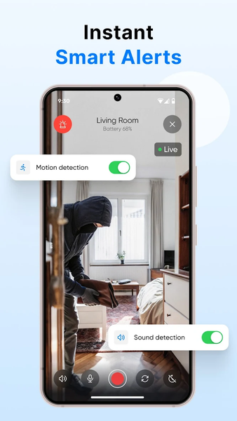Hominyx: Home Security Camera - Image screenshot of android app