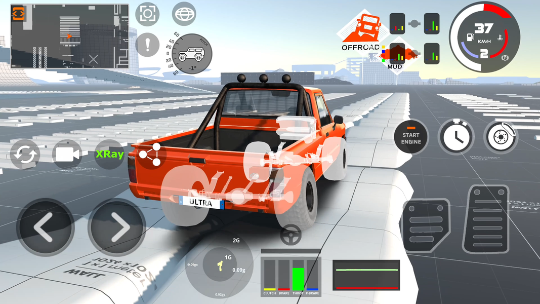 DriveCSX Car Crash Simulator - Gameplay image of android game