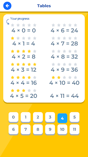 Times Tables - Math for Kids - Image screenshot of android app